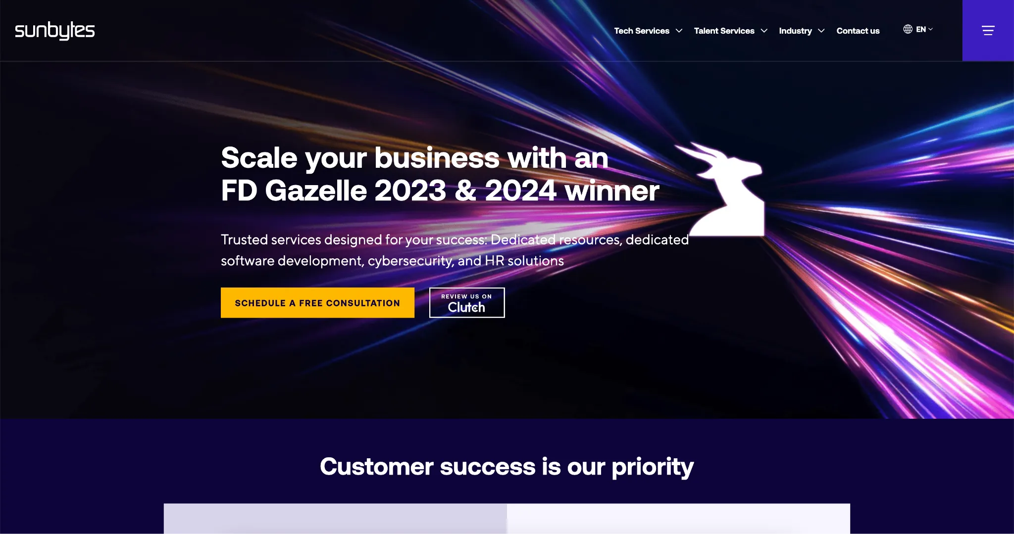 The screenshot from the sunbytes website